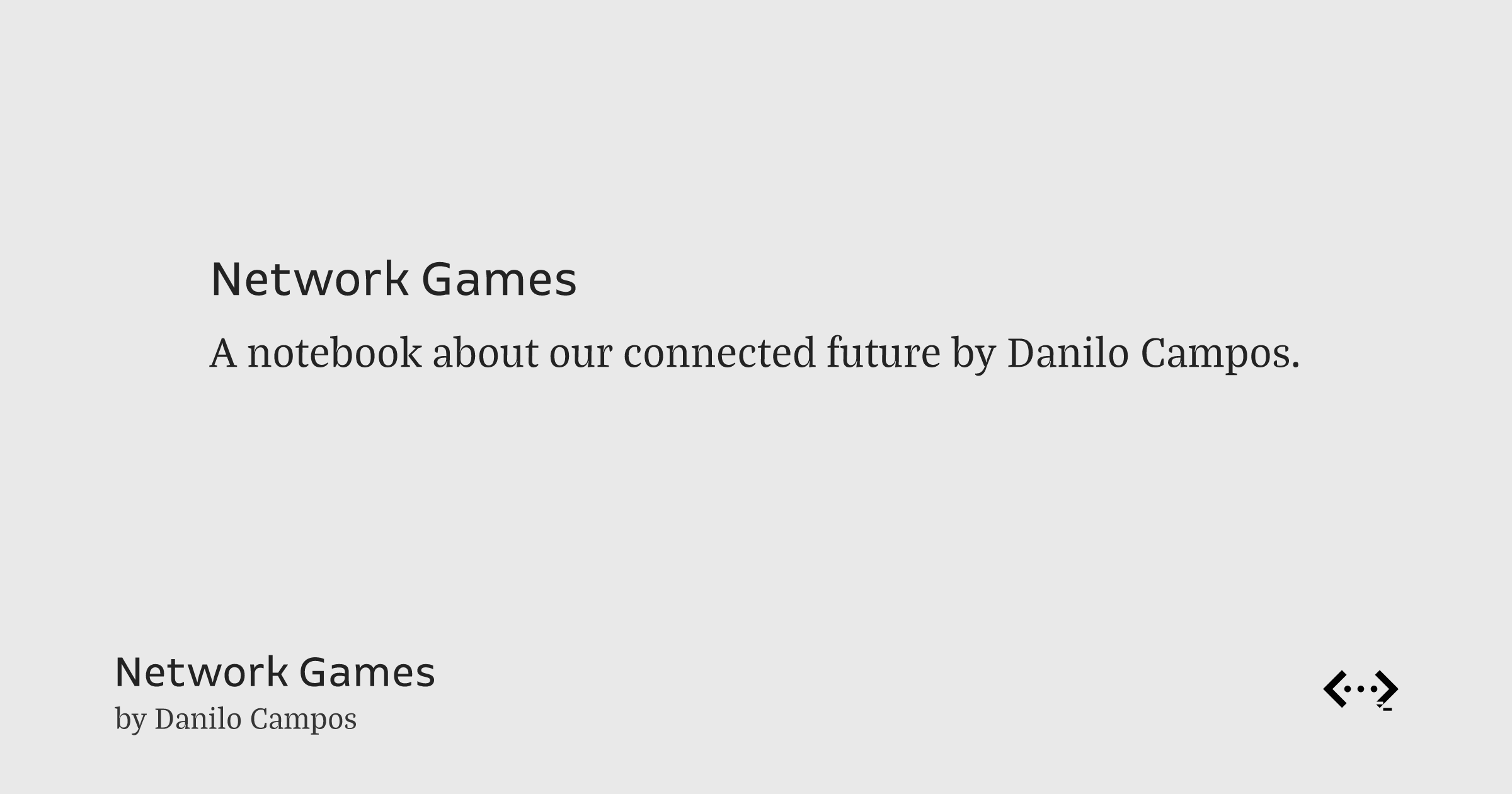 Network Games